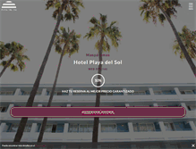 Tablet Screenshot of playadelsol-hotel.com